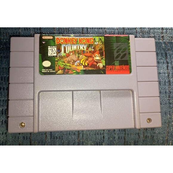 *ONLY OWNER* Donkey Kong Country Super Nintendo SNES Game Authentic OEM Tested - Picture 15 of 16